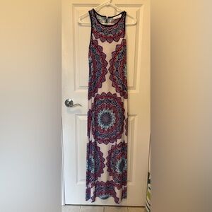 Bisou Bisou mandala maxi dress